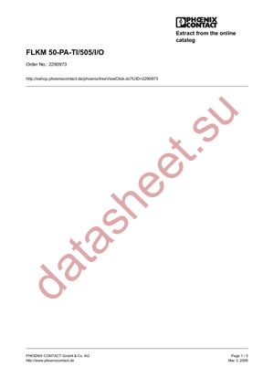 2290973 datasheet  